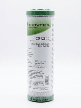 10 Inch - Pentair CBR2-10 Active Carbon Block Water Filter Cartridge 0.5 Micron